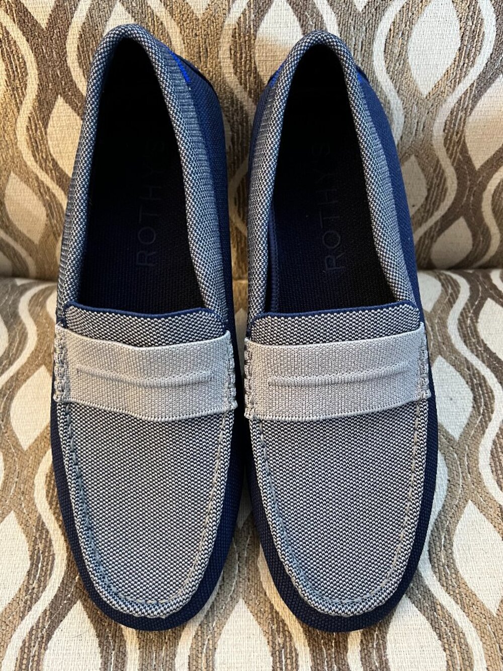Rothy's Men's The Driving Loafer Amalfi Blue NWT 10.5
